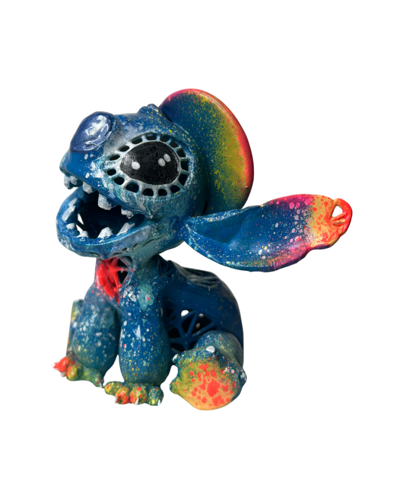 Stitch Cap - Série limitée - Sculpture Résine par Shenoda de la série Lilo et Stitch de Disney